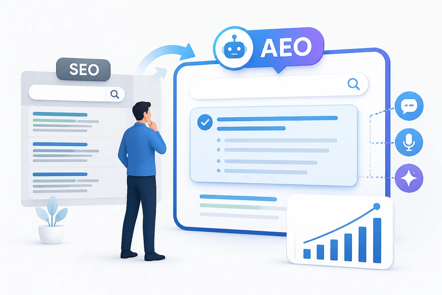 AEO là gì và vì sao nó nâng cấp SEO truyền thống