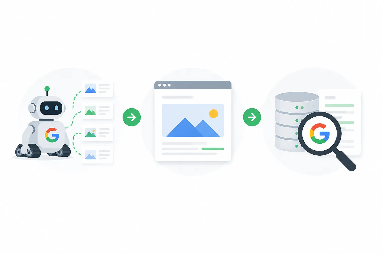 Sơ đồ dòng chảy thu thập dữ liệu của Googlebot và cách tối ưu hóa ngân sách Crawl Budget cho website